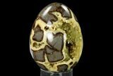 Calcite Crystal Filled Septarian Geode Egg - Utah #170020-2